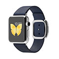 38mm Stainless Steel Case with Midnight Blue Modern Buckle