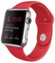 42mm Stainless Steel Case with Red Sport Band