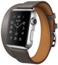 38mm Stainless Steel Case with Etain Leather Band, Double Tour