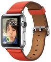 38mm Stainless Steel Case with Red Classic Buckle