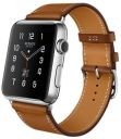 42mm Stainless Steel Case with Fauve Barenia Leather Band, Single Tour